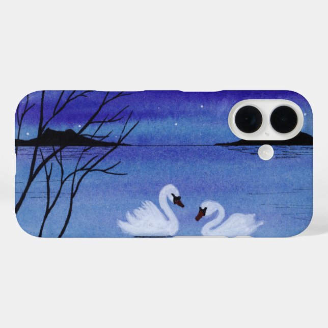 Swans Case-Mate iPhone Case (Back (Horizontal))