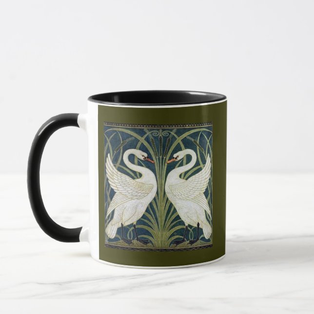 Swans Coffee Mug (Left)