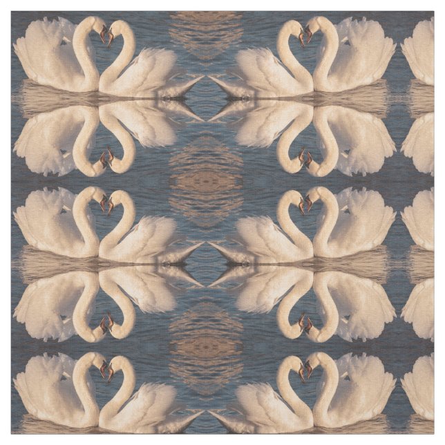 Swans Fabric (Swatch)
