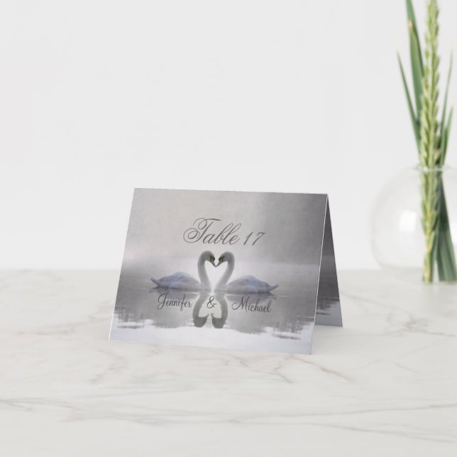 Swans in Love ~ Card (Front)
