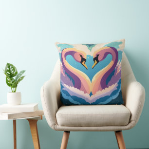 Swans In Love Cushion