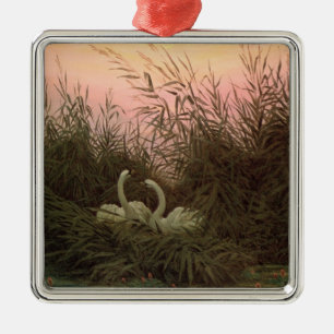 Swans in the Reeds, c.1820 Metal Tree Decoration