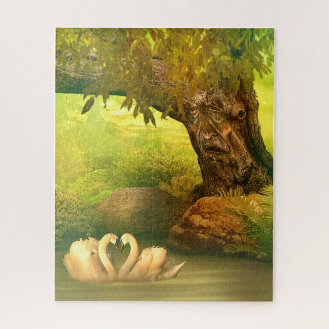 Swans Jigsaw Puzzle (Vertical)