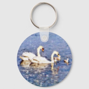 SWANS KEY RING