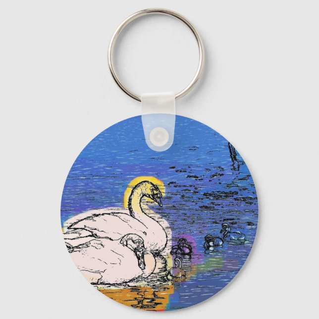 SWANS KEY RING (Front)