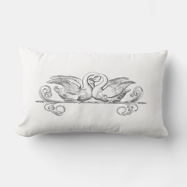 Swans Lumbar Cushion (Front)