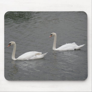 Swans on the River Mousepad
