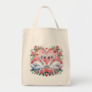 Swans tote bag