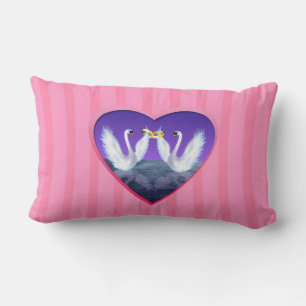 Swan's Wedding Lumbar Cushion