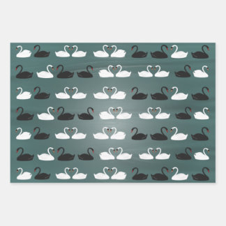 Swans Wrapping Paper