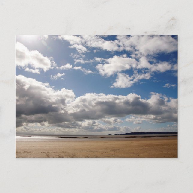 Swansea Bay beach Postcard (Front)