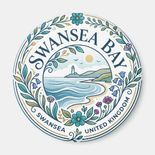 Swansea Bay United Kingdom Magnet