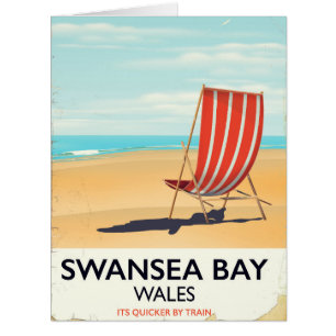 Swansea Bay Wales Seaside poster