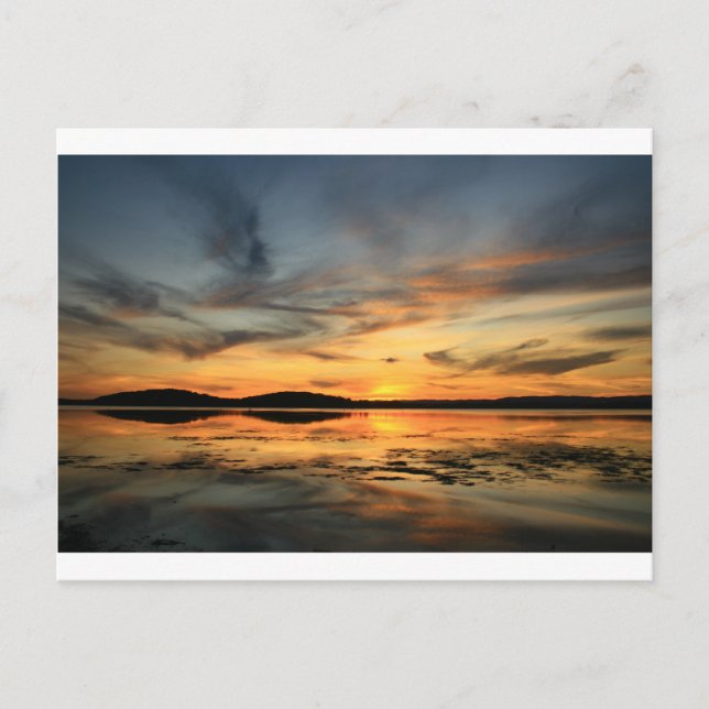 Swansea Sunset Postcard (Front)