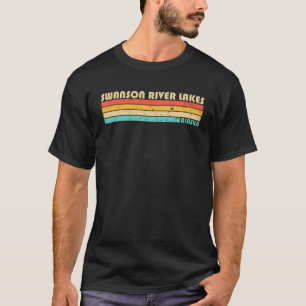 SWANSON RIVER LAKES ALASKA Funny Fishing Camping S T-Shirt