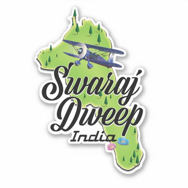 Swaraj Dweep India map (Front)
