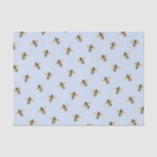 Swarm Honeybees on Blue Sky Nature Lover Beekeeper Tissue Paper