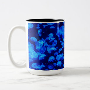 Swarm of Jellyfish Two-Tone Coffee Mug