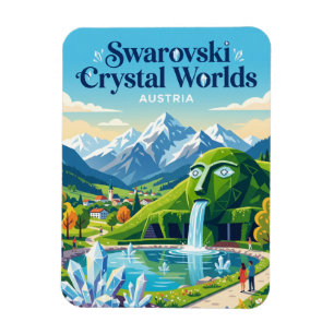 Swarovski Crystal Worlds Austria Magnet