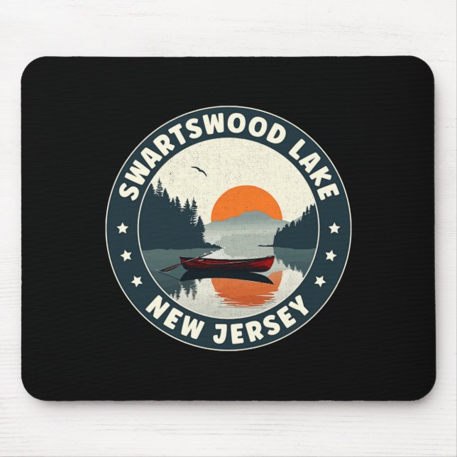 Swartswood Lake New Jersey Sunset T Shirt  Mouse Pad (Front)