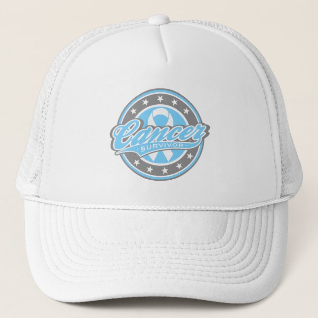 Swash Logo Prostate Cancer Survivor Trucker Hat (Front)