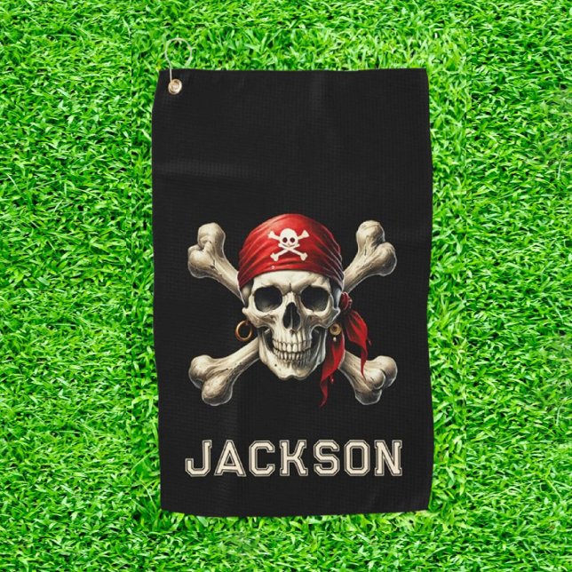  swashbucklin’  golf towel (Pirate Your Swing, Matey!)