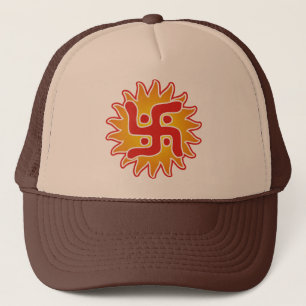 Swastika : Indian Traditional Symbol Trucker Hat