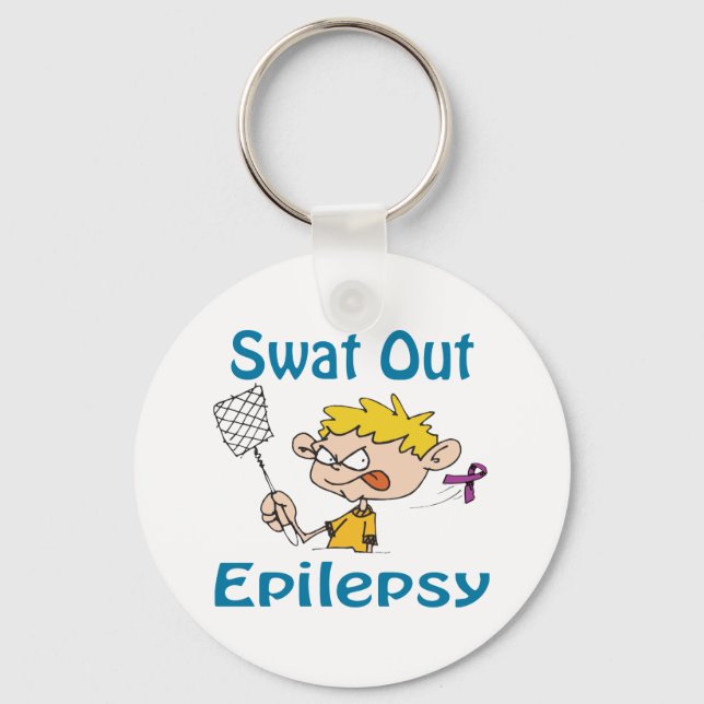 Swat Out Epilepsy Keychain (Front)