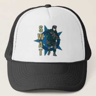 SWAT Police Officer Trucker Hat