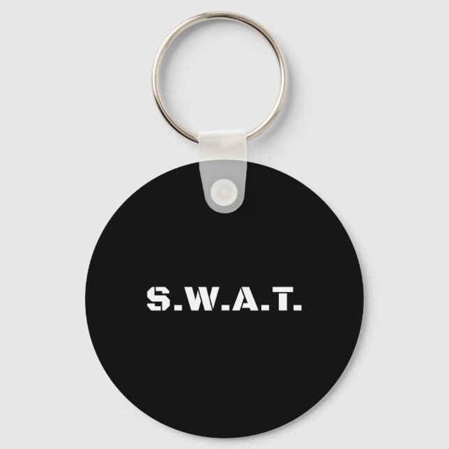 Swat Team Boys Halloween Costume Kids Tactical Uni Key Ring (Front)