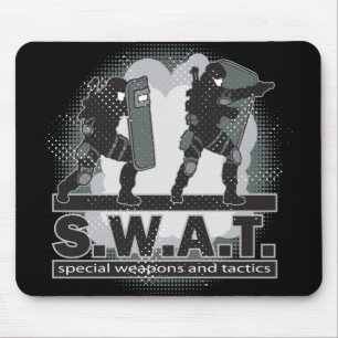 SWAT Team Entrance Mouse Pad