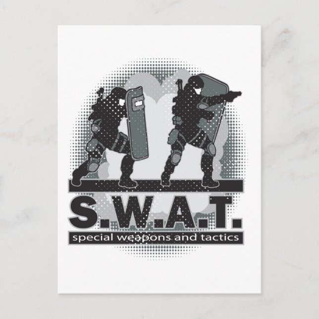 SWAT Team Entrance Postcard (Front)
