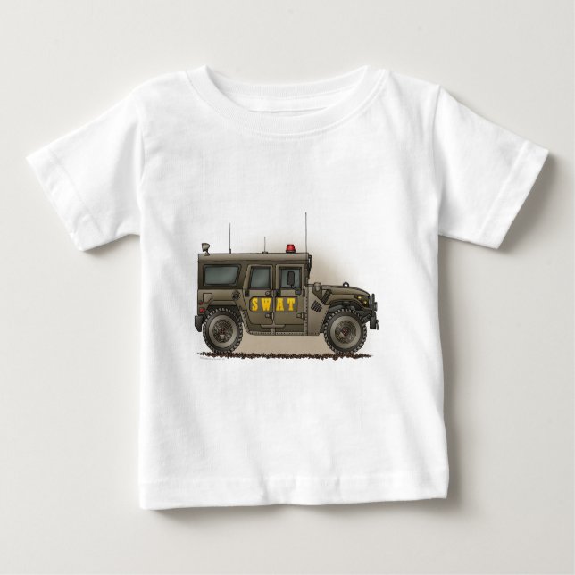 SWAT Team Hummer Baby T-Shirt (Front)