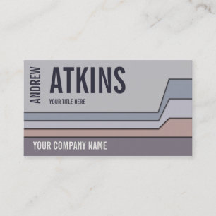 Swatches [Shades of Grey V.6] Business Card
