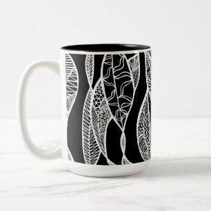 Sway (black background) Two-Tone coffee mug