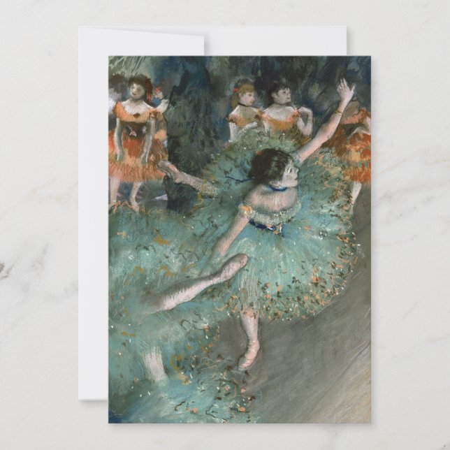 Swaying Dancer, Dancer in Green | Edgar Degas (Front)