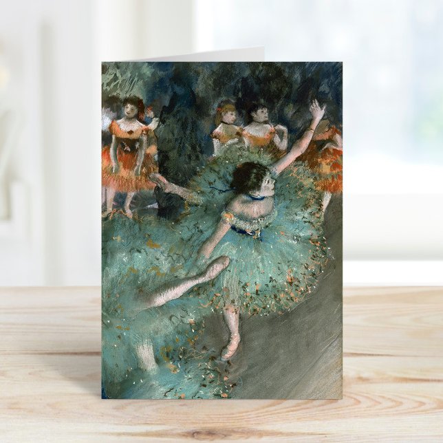 Swaying Dancer, Dancer in Green | Edgar Degas Card (Creator Uploaded)