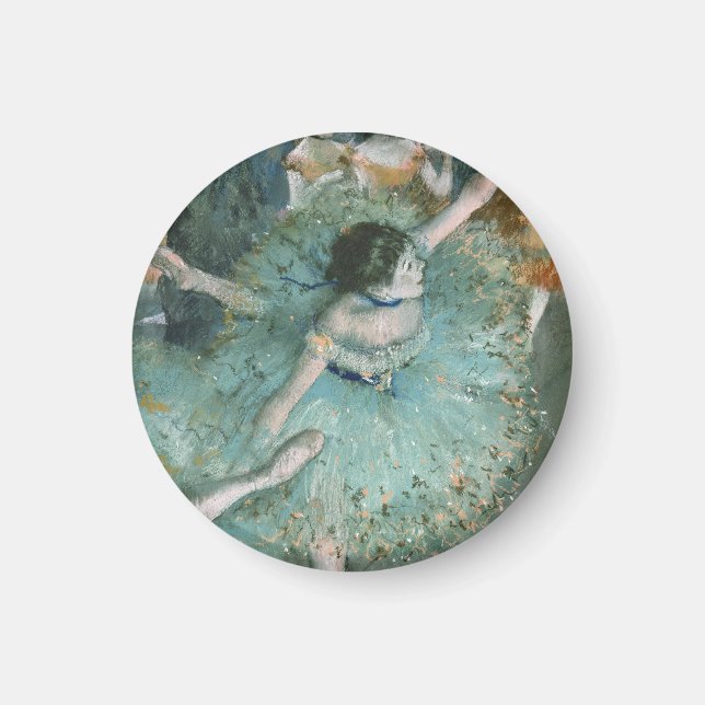 Swaying Dancer (Dancer in Green) Edgar Degas   Magnet (Front)