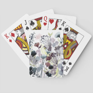 Swaying Florets II Playing Cards
