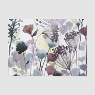 Swaying Florets II Tissue Paper