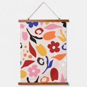 Swaying Petals Hanging Tapestry