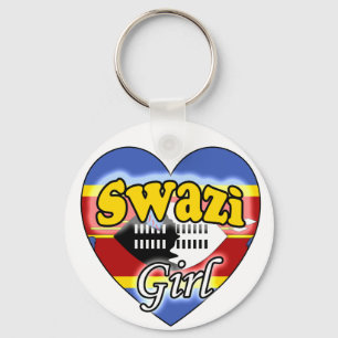Swazi Girl Key Ring