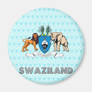 Swaziland Coat of Arms Magnet