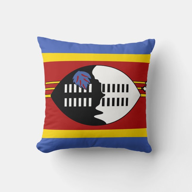 Swaziland Flag Cushion (Front)