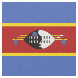 Swaziland flag fabric