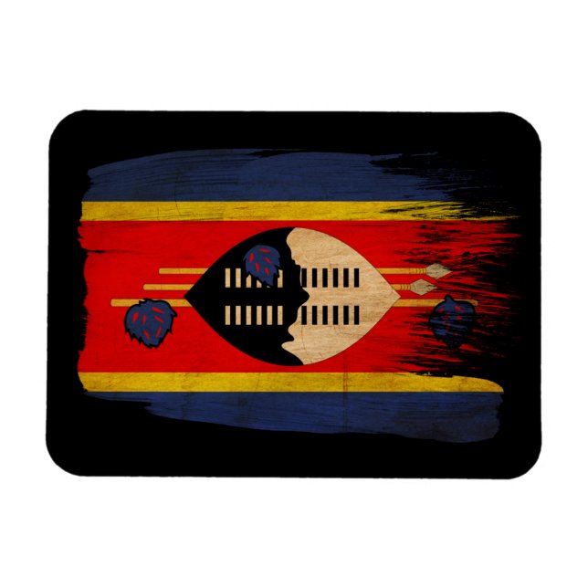 Swaziland Flag Magnet (Horizontal)