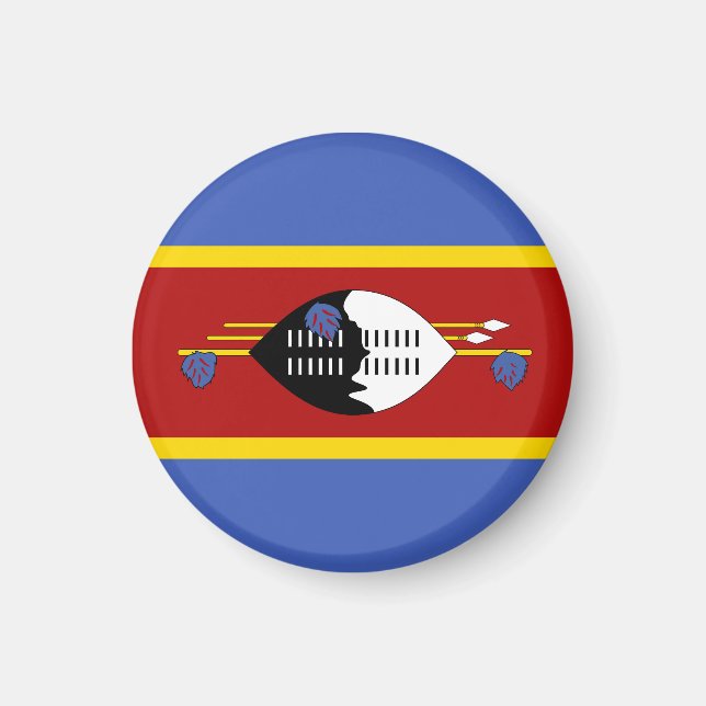 Swaziland flag magnet (Front)