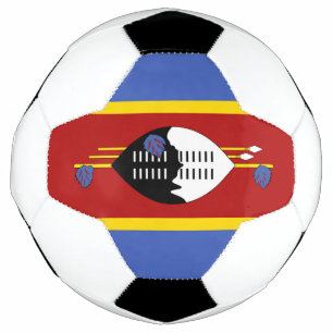 Swaziland flag soccer ball
