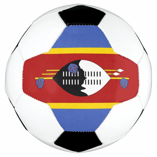 Swaziland flag soccer ball (Front)