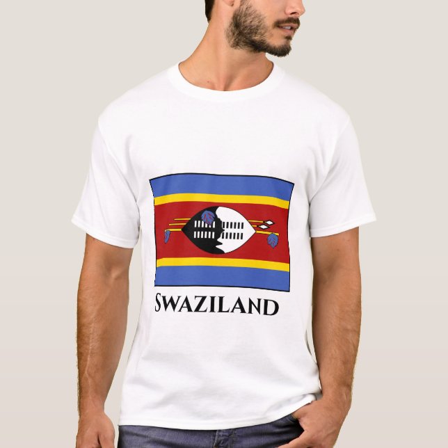 Swaziland Flag T-Shirt (Front)